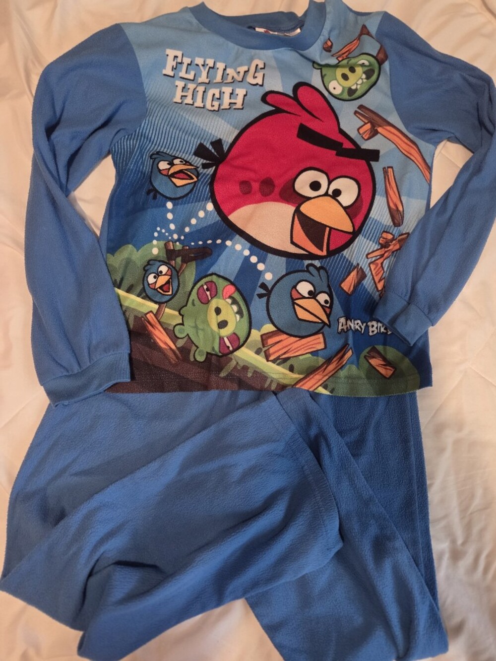 Angry Birds Boys Pajama Set, Size: 14/16